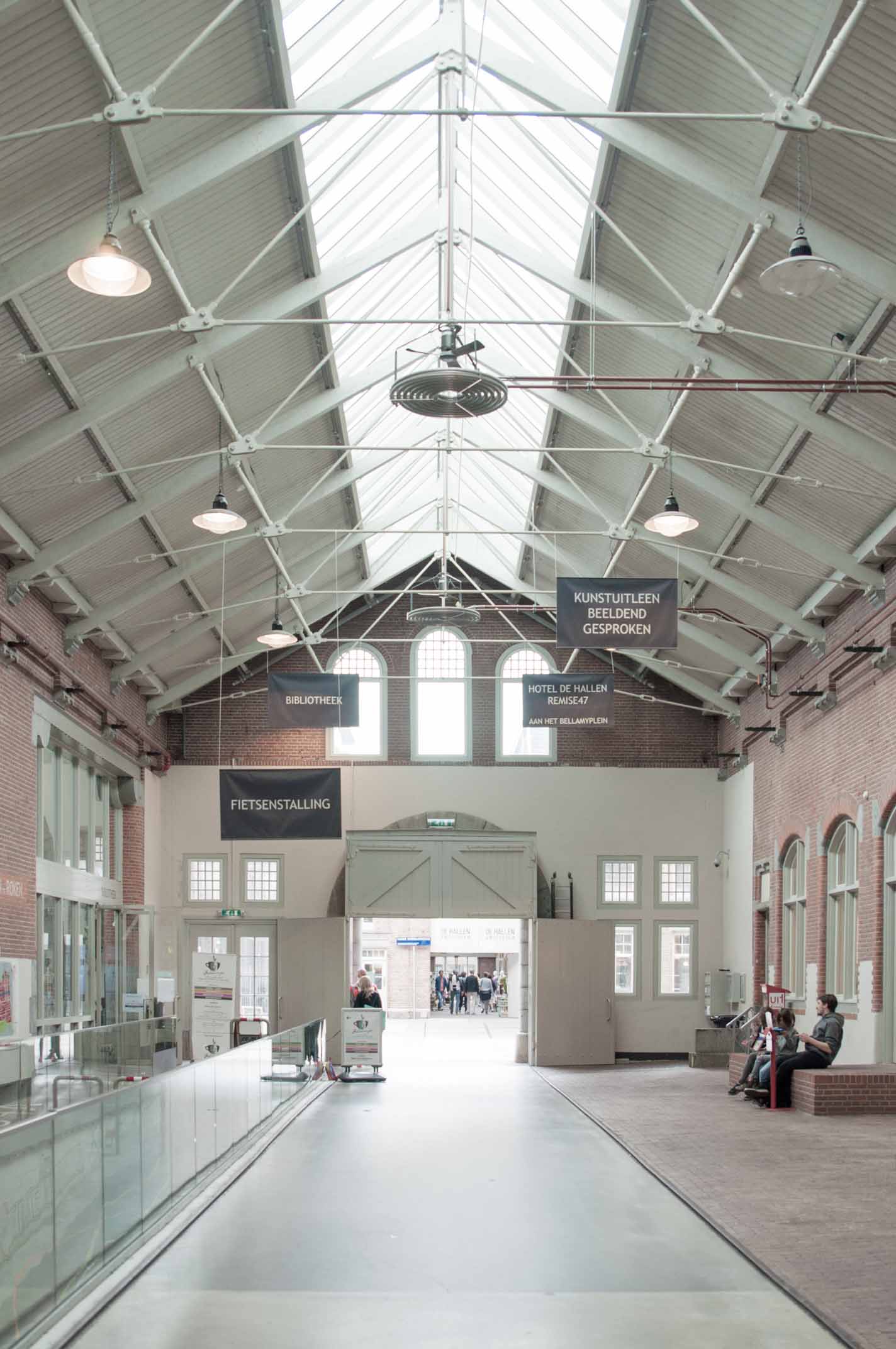 Inside the refurbrished building