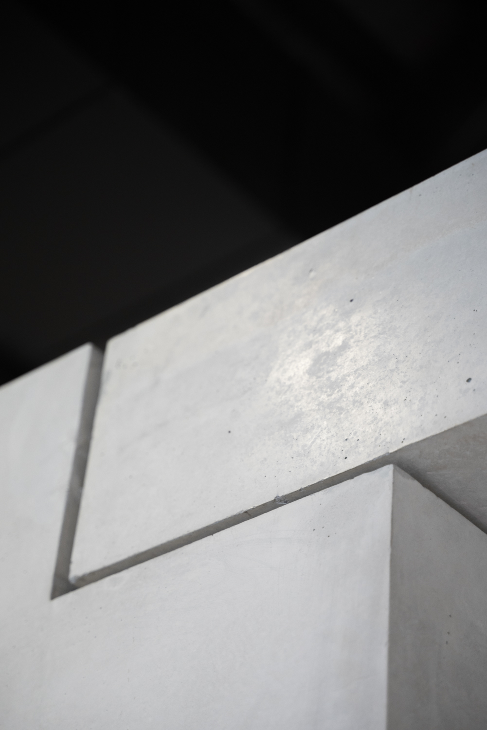 Concrete detail from Punta della Dogana