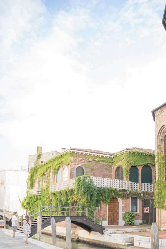 Venician house covered with Ivy