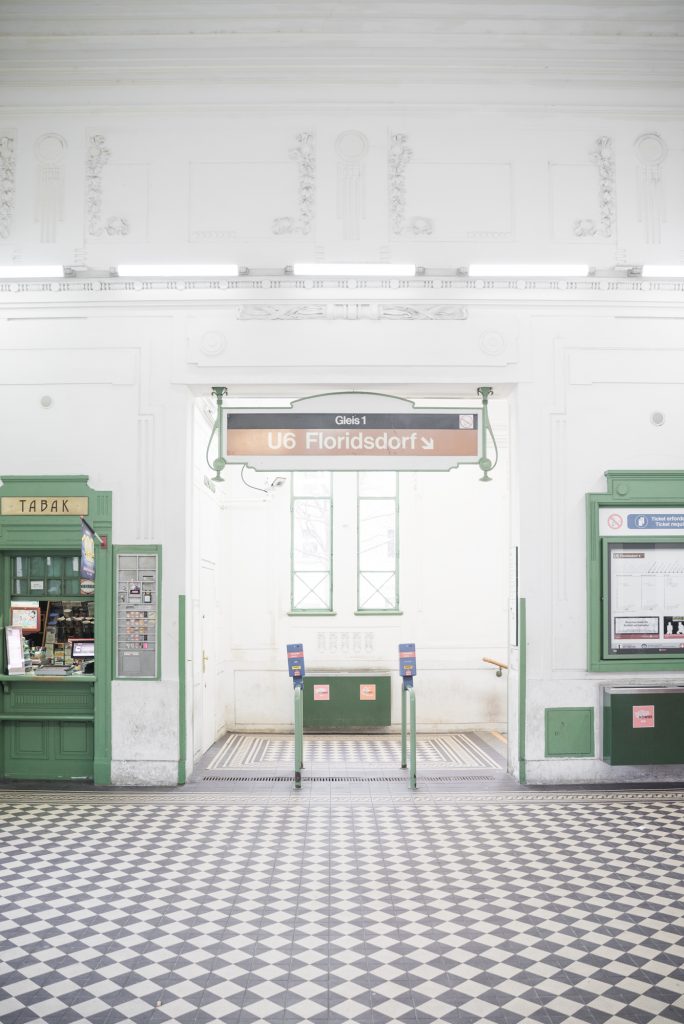 Metro station entrance