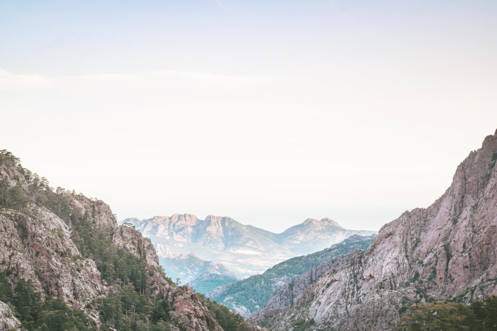 Corsican rocky landscape