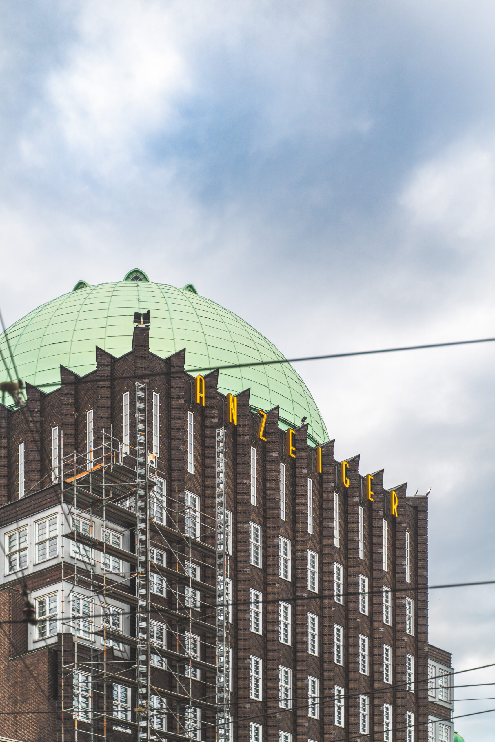 A famous expressionist brick building in Hannover