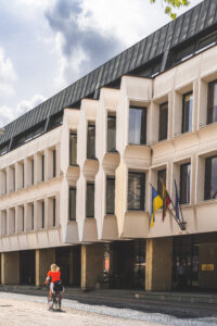 Concrete building in Vilnius