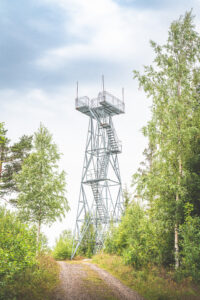 Steel watchtower