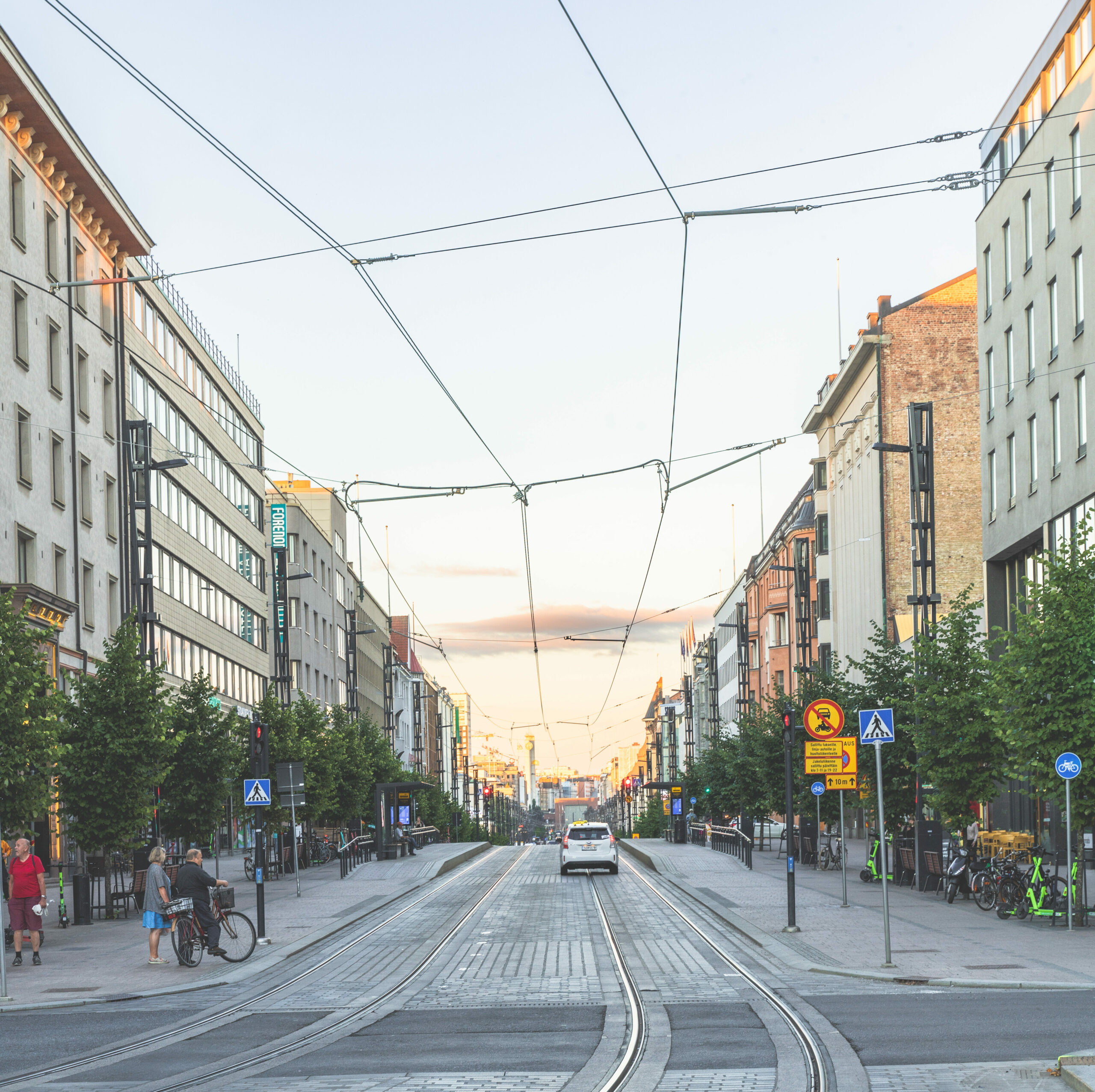 Tampere by nightfall